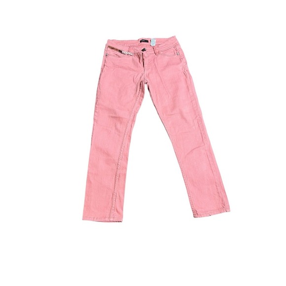 Supplies Jeans Womens 6 Skinny Leg Mid Rise Blue Denim Measure - Picture 3 of 15